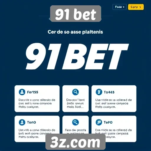 Análise das funcionalidades do site 91 bet